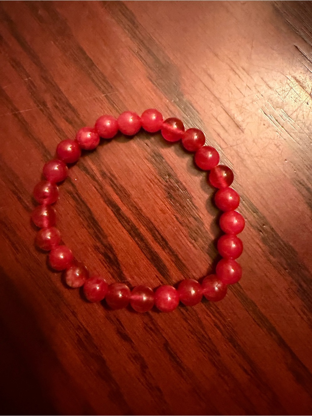 ✴️New✴️Cherry Red Jade Bracelet (2/$15)